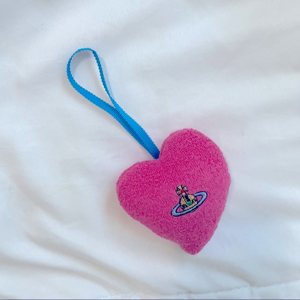 Vivienne Westwood pink heart orb charm